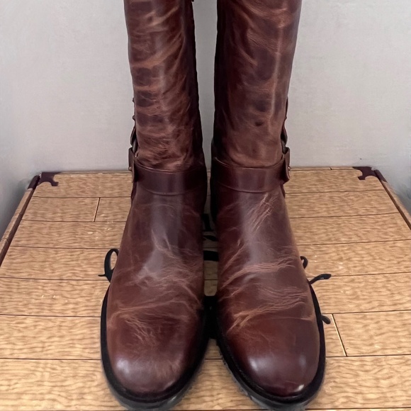 VINTAGE still NIB Charlie 1 Horse by Lucchese- MD Harness Pedestrian Boots 9.5 - Picture 6 of 9